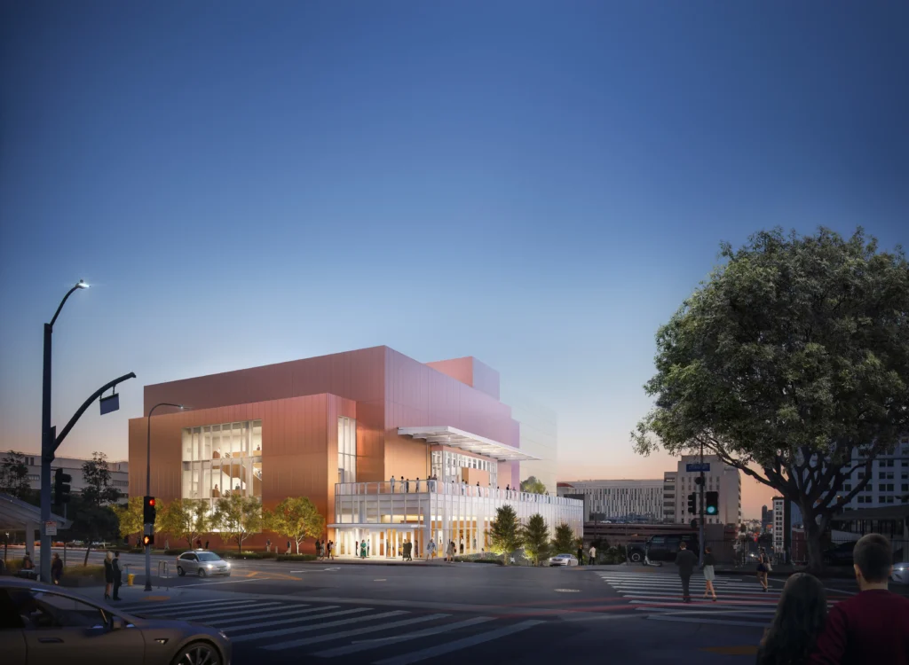 Exterior rendering of building